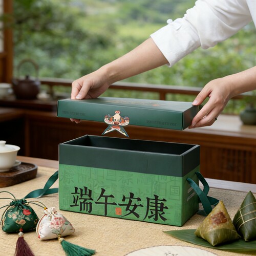 新款高档端午节粽子包装盒礼品盒