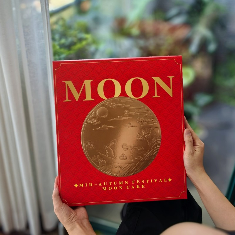 新款红色月饼包装盒礼品盒中秋单位送礼月饼盒礼盒包装可定制包邮