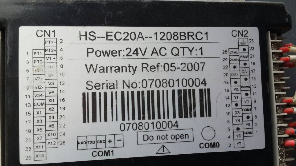 红五环螺杆空压机电脑板HS-EC200A-1208BRC1,0708010004议价