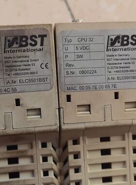 德国BST ProLogic CPU32 A.Nr.ELC5议价