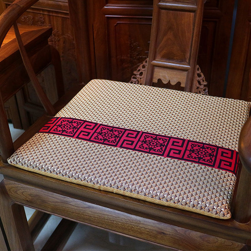 中式红木椅子沙发夏季冰丝坐垫圈椅官帽椅防滑海绵椰棕垫支持定制,居家布艺,椅垫,淘宝优惠券,粉丝福利购,淘宝优惠卷