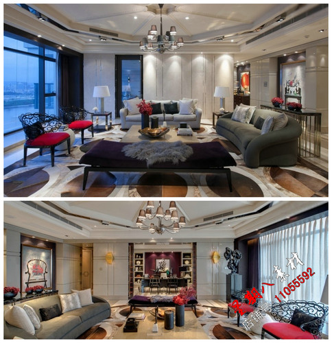 c188邱德光设计CAD施工图纸保利琶洲一号曦园大平层现代奢华设计