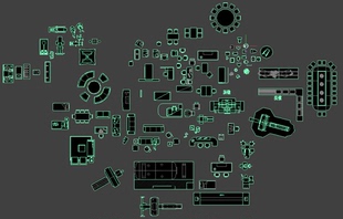 c75 医院专用CAD图库医院模块