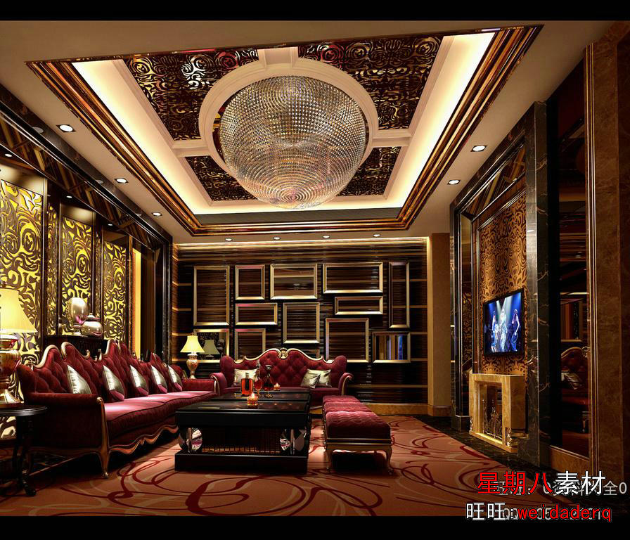 最新某高端娱乐会所/ktv会所/夜店/欧式ktv/效果图