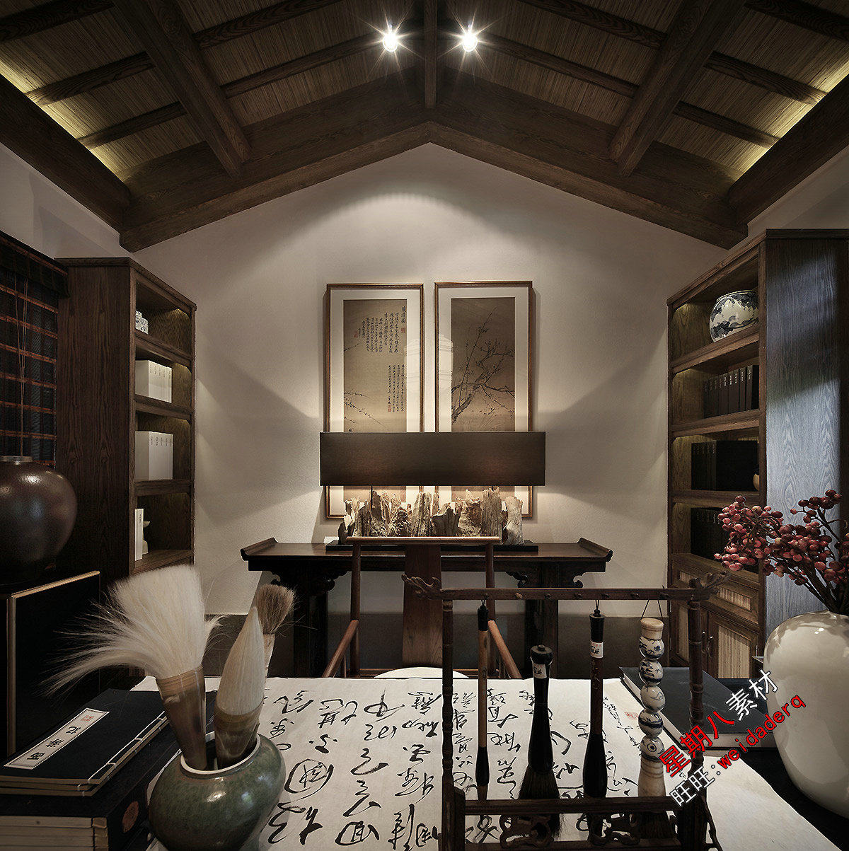 z33 民宿酒店客栈设计新中式酒店设计民俗酒店设计度假村效果图