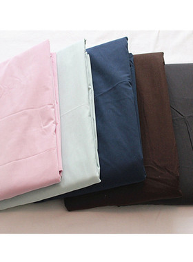 被套单件涤棉纯色布料外贸余货特惠价学生宿舍单人被罩150x210cm