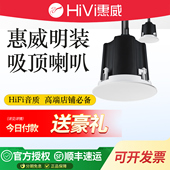 hivi 吊顶悬挂HiFi 音响套装 惠威明装 吸顶喇叭店铺背景音乐嵌入式