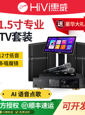 Hivi/惠威 DS810/DS812专业K歌套装家庭高端KTV音箱家用K歌音响