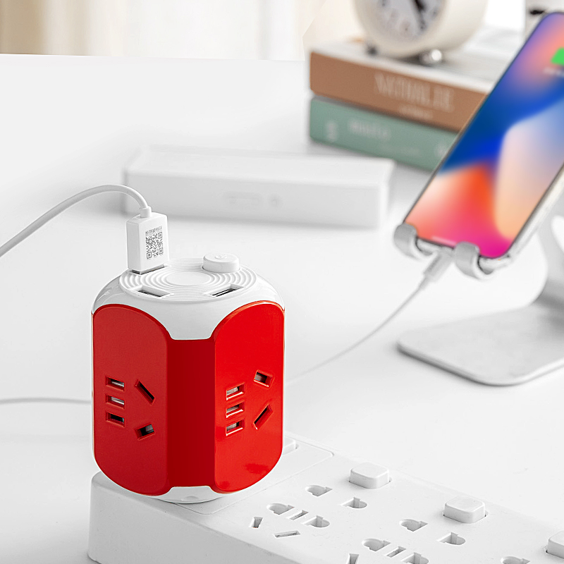 大功率一转多转换插头魔方