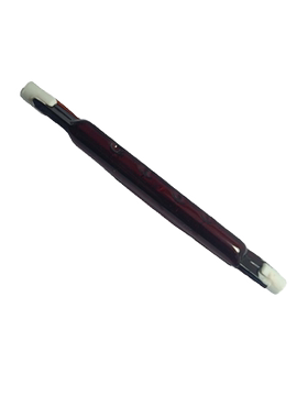 红外线理疗管加热管红色石英石管红光碘钨灯11.8厘米300W150W双端
