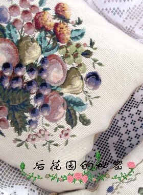 [2012十月英国皇室靠垫套手工绣