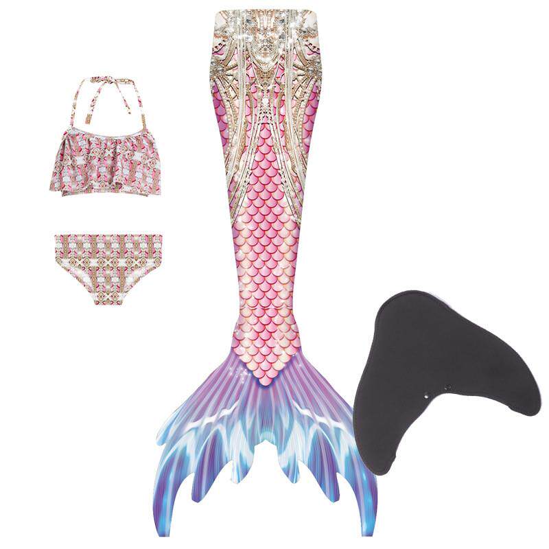 新男女儿童青少年成人亲子美人鱼尾巴温泉潜水度假拍照摄影游泳衣