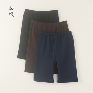 外贸女士针织棉加绒高腰打底裤 保暖秋冬穿裙子大衣内搭 短裤