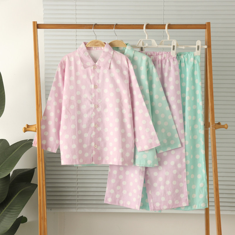 特价女童纯棉磨毛绒布开衫长袖长裤睡衣家居服套装秋冬全棉保暖