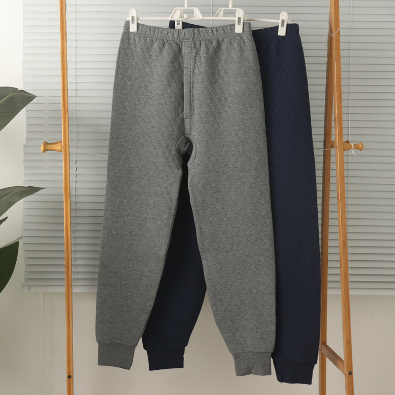 男士棉空气层三保暖夹棉高腰加裆家居裤睡裤衬裤保暖裤长裤秋冬,女士内衣/男士内衣/家居服,保暖裤,淘宝优惠券,粉丝福利购,淘宝优惠卷