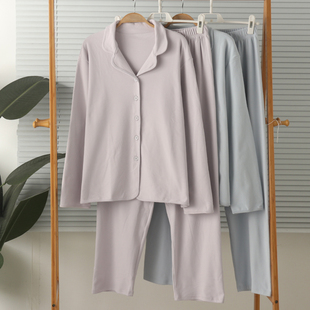 女士德绒磨毛小清新软糯开身弹力长袖长裤睡衣家居服套装秋冬保暖