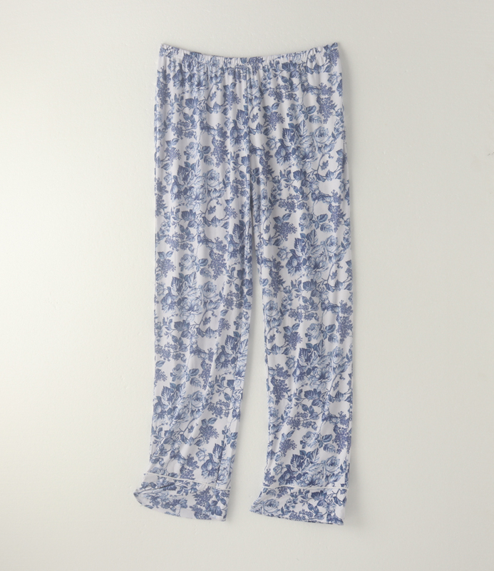 女士牛奶丝弹力家居裤睡裤