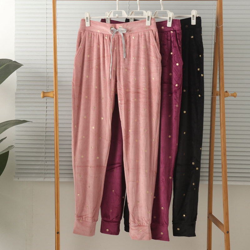 特价外贸女高腰宝宝绒薄绒超柔带口袋家居裤睡裤裤子长裤保暖秋冬,女士内衣/男士内衣/家居服,睡裤/家居裤,淘宝优惠券,粉丝福利购,淘宝优惠卷