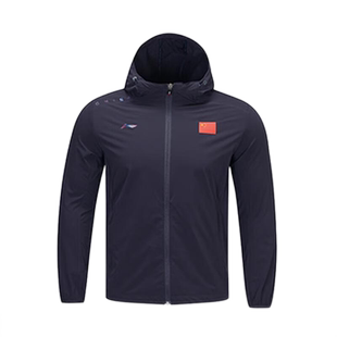 李宁风衣国家队赞助版外套2026新款男女款轻薄透气夹克连帽运动服