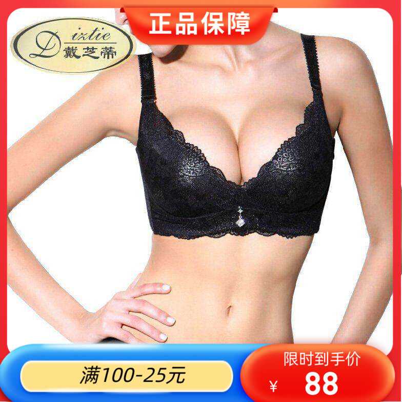戴芝蒂文胸专柜正品内衣女 聚拢小胸加厚罩杯调整型四排扣D15919