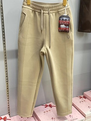 纯爱女神3601女士直筒气凝胶热燃裤新品拒风加厚防风裤休闲裤卫裤