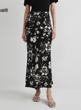 Ditto/迪图2025秋季新款优雅成熟气质半身裙优雅复古时尚包臀裙女