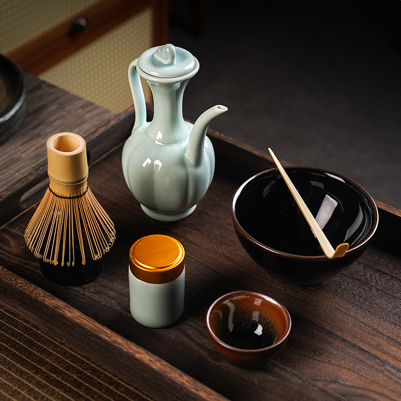 宋代点茶工具全套建盏兔毫茶百戏套装百本立茶筅抹茶粉执壶一整套,餐饮具,建盏,淘宝优惠券,粉丝福利购,淘宝优惠卷