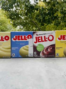 Jello Vanilla Pudding powder美国杰乐香草味香蕉味布丁粉
