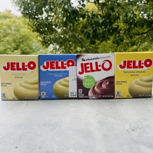 Jello Vanilla Pudding powder美国杰乐香草味香蕉味布丁粉