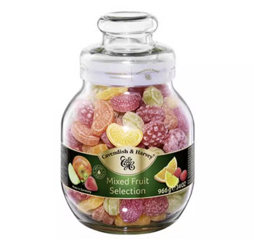 cavendish harvey mixed fruit德国进口嘉云水果糖杂果酸果966g - 封面