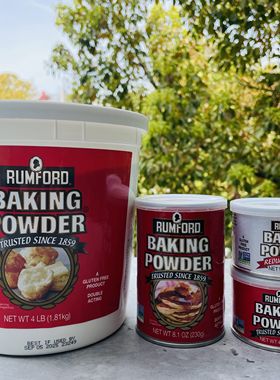 BAKING POWDER美国进口拉姆雷德无铝泡打粉复配膨松剂rumford