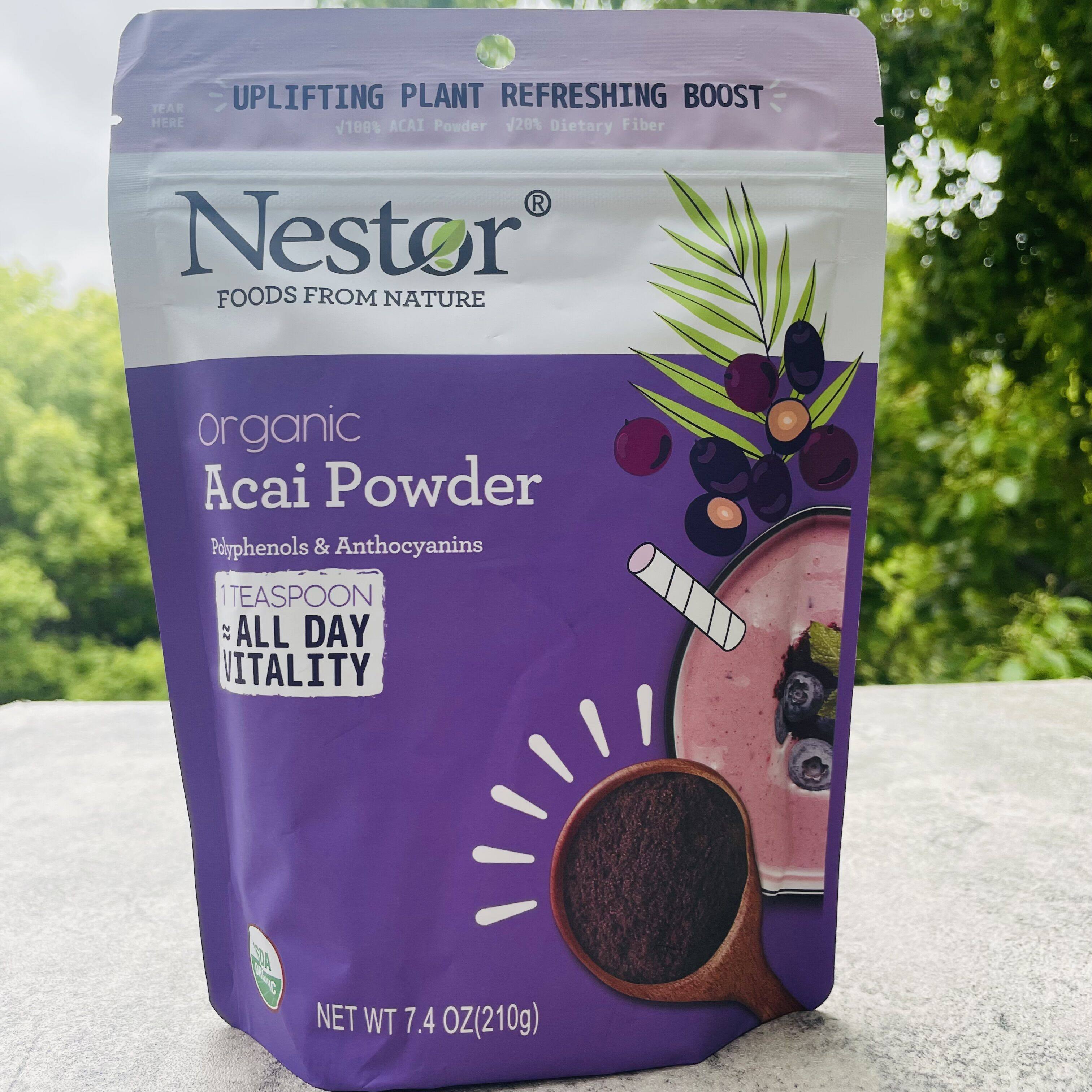 美国进口乐事多nestor acai powder巴西莓粉(固体饮料)210g