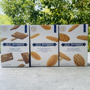 Jules Destrooper/茱莉斯扁桃仁/黄油薄脆黄油华夫比利时进口