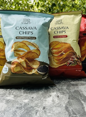 LERNA/莱纳印尼进口木薯片奶酪汉堡/烧烤/黑胡椒/超辣味138g膨化