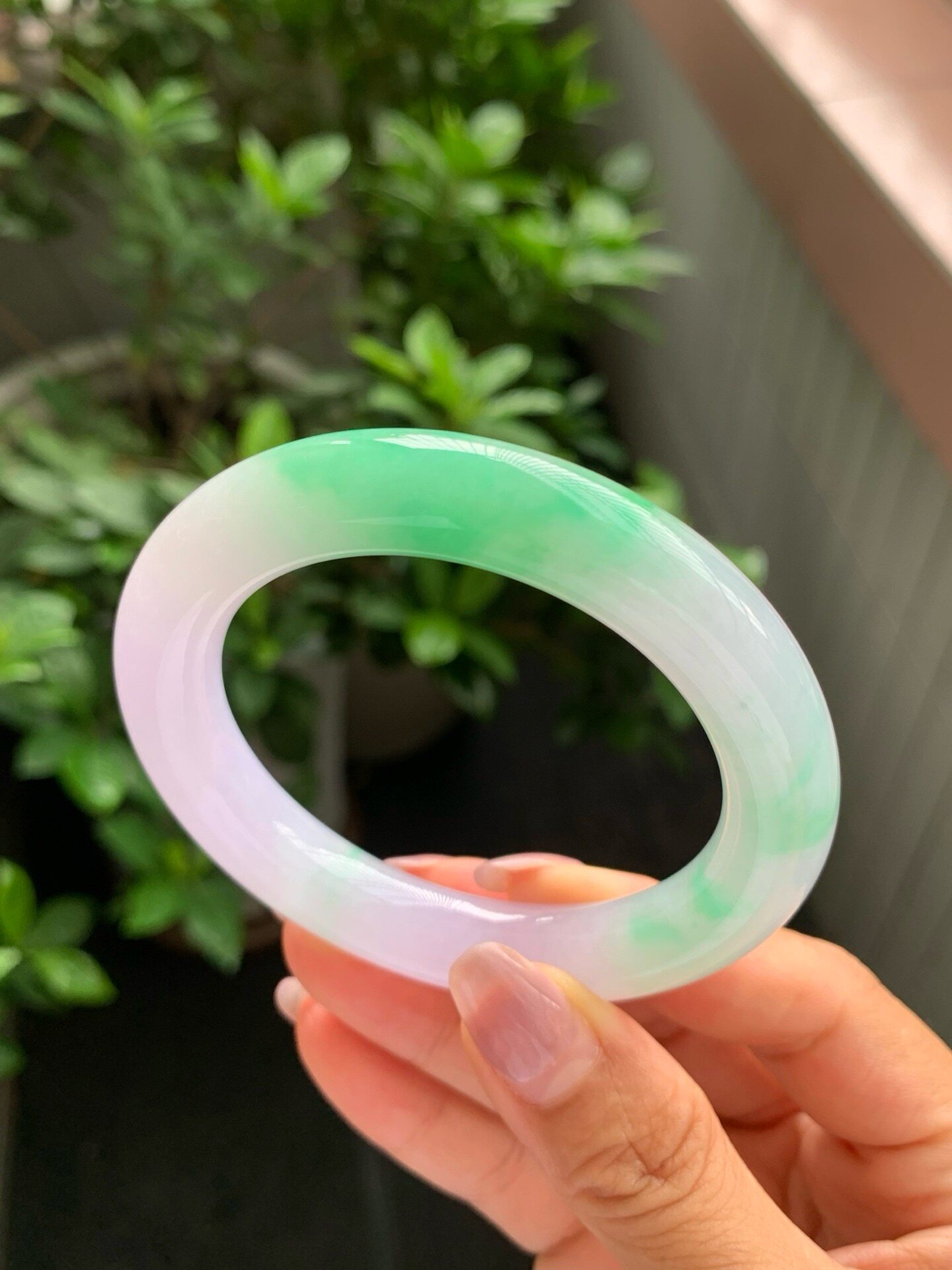 【小陈翡翠】缅甸天然翡翠A货紫缅甸翡翠