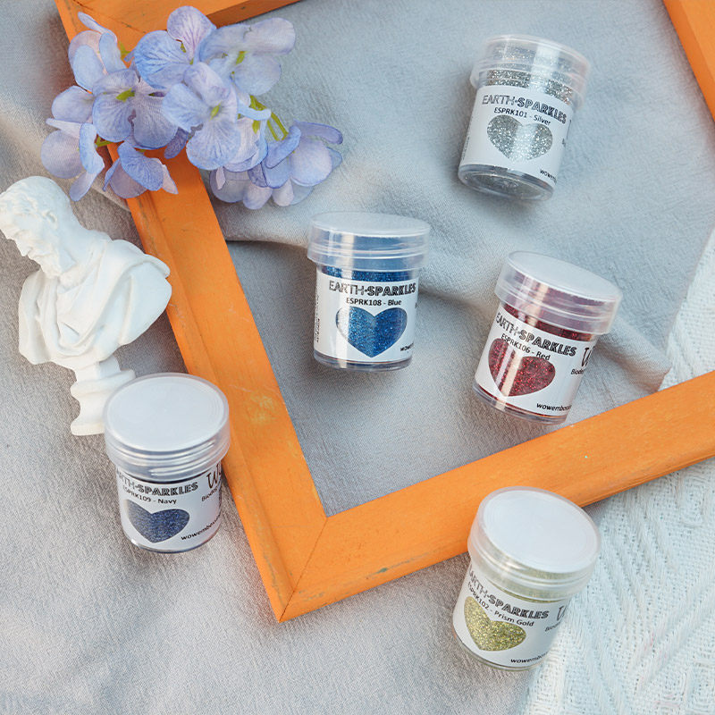 英国WOW Earth Sparkles闪光粉细腻亮光浮粉DIY贺卡手作明信卡片,文具电教/文化用品/商务用品,可爱印泥,淘宝优惠券,粉丝福利购,淘宝优惠卷