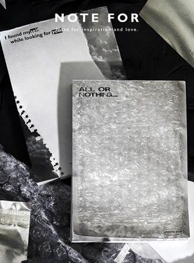 NOTE FOR可撕无粘性便签本瞬息间寂静韩系ins文艺简约手帐本素材