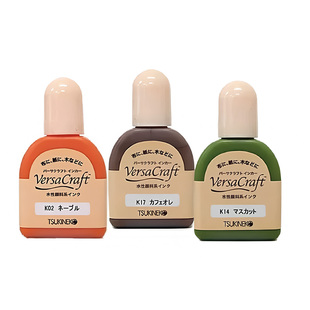 日本月猫Tsukineko VersaCraft多用印台补充印油VK系列补充液20ml