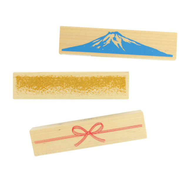 日本年賀裝飾邊框藝術蝴蝶結印章