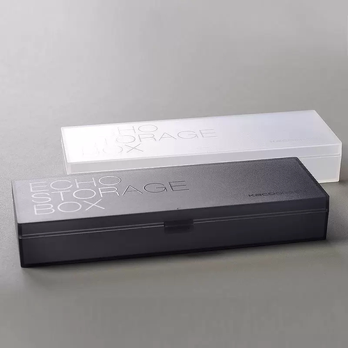 KACO透明文具盒铅笔盒塑料磨砂