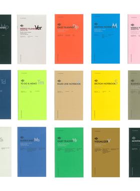 日本UNITED BEES笔记本文具function日程本时间轴瘦版手帐TO DO