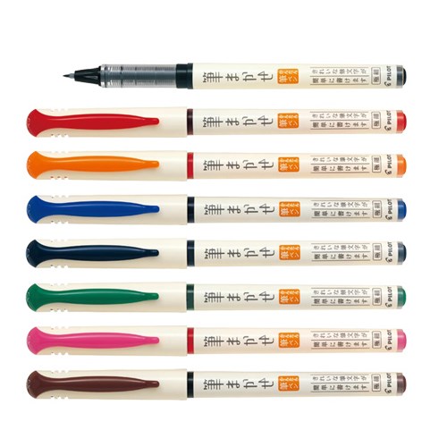 百乐日本pilotbrush科学毛笔