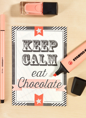 德国stabilo/思笔乐波士乐荧光笔糖果马卡龙记号笔淡色标记笔