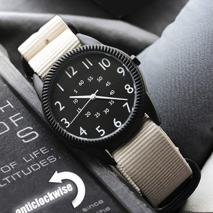 Enmex 创意礼物逆向跳跃数字 反方向的钟表 逆时针学生手表