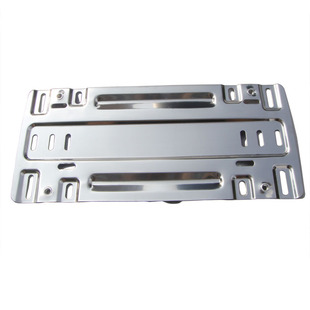 适用平行进口福特美规野马GT探险者前后车牌照板托框转换底座支架