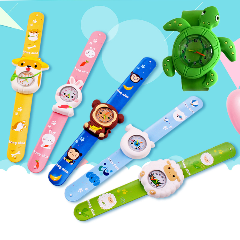 儿童卡通手表女孩3岁电子手表卡通4幼儿园宝宝啪啪圈玩具表奥特曼属于什么档次？