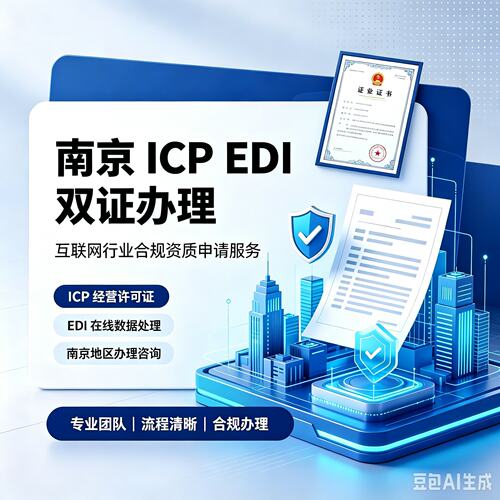 南京增值电信业务经营许可证办理年报年检 ICP EDI  网络文化经营