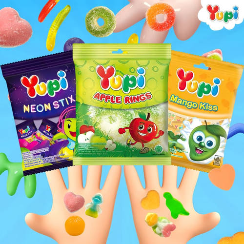 印尼进口零食Yupi优皮造型软糖