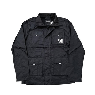 欧美范四大口袋轻薄棉质防水涂层开春型男翻领夹克外套Y030 包邮