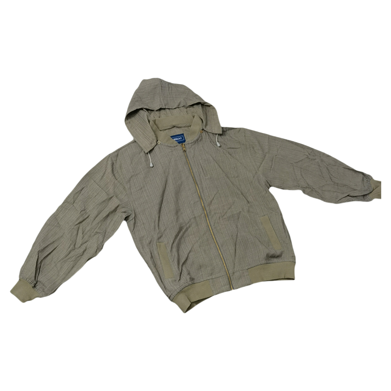 老库存复古塌肩肥版剪裁可拆卸帽螺纹底摆拉链薄夹克外套Y442包邮,男装,夹克,淘宝优惠券,粉丝福利购,淘宝优惠卷